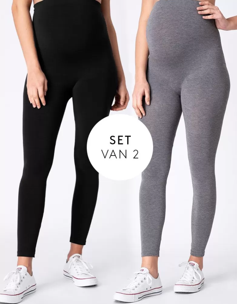 Best Bamboe zwangerschapsleggings - 2- pack Alle Verzorgingskleding | Loungewear