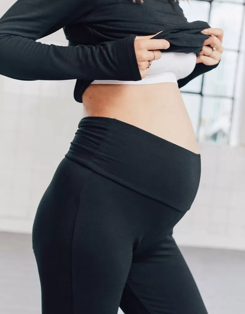 Store Black Thermal Maternity Leggings Loungewear | Panty’s en leggings