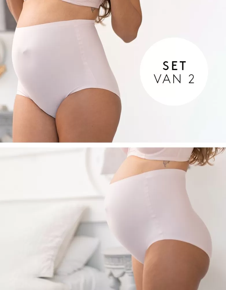 Hot Geen VPL Over de Buik Zwangerschapsslips – Duo verpakking Alle Verzorgingskleding | Lingerie en corrigerende kleding